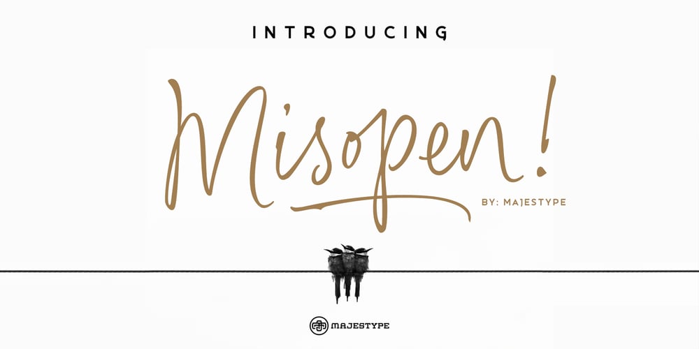 Misopen Script font