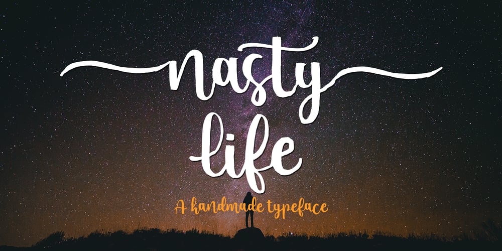 Nasty Life font