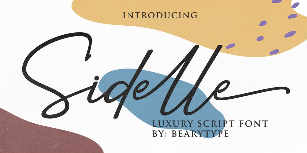 Sidelle font