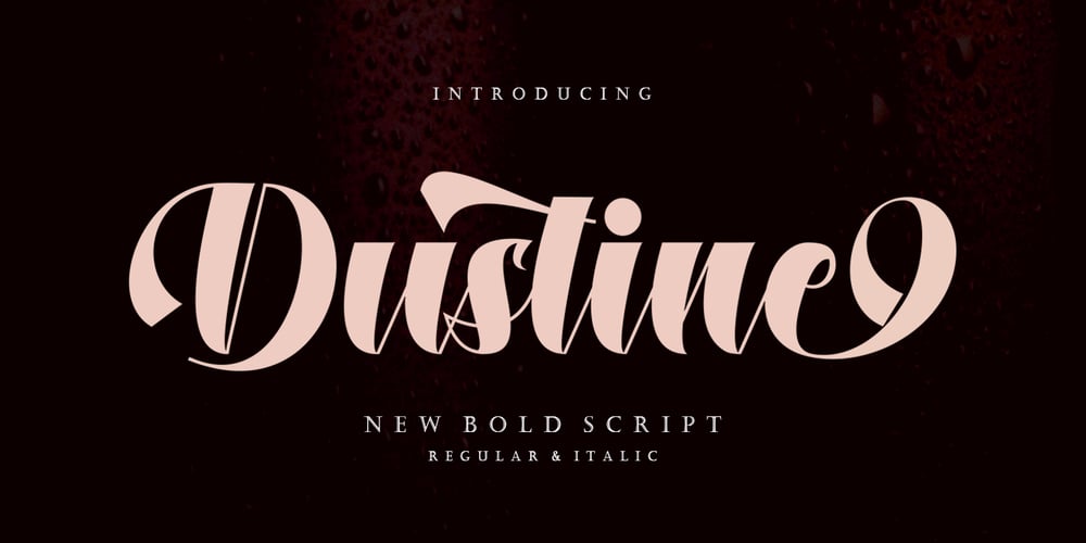 Dustine Script font