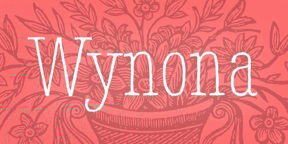 Wynona font