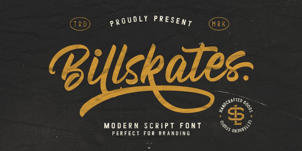 Billskates font