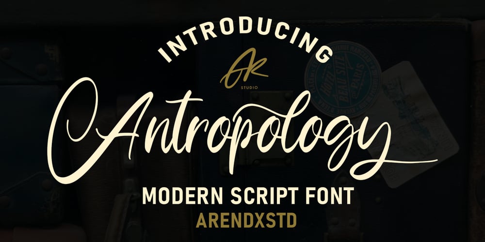 Anthropology font