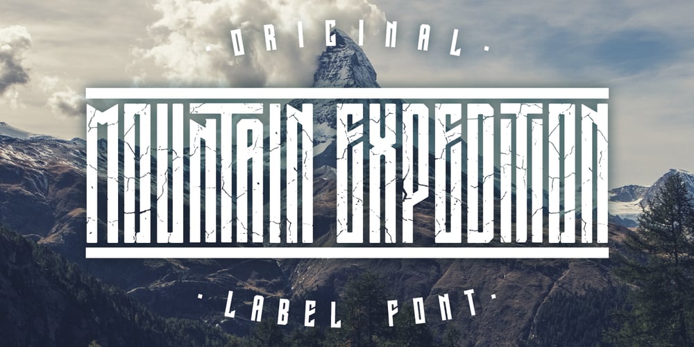 Mountain Expedition font