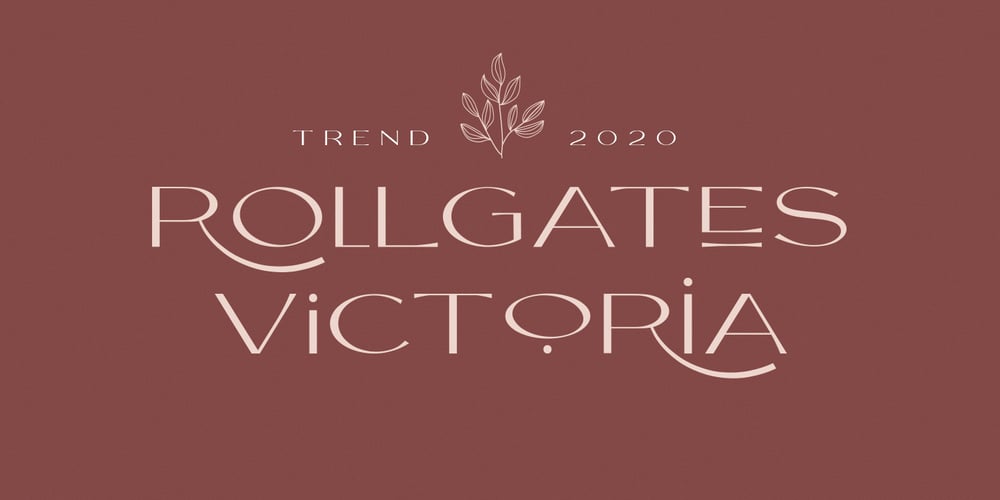 Rollgates Victoria font
