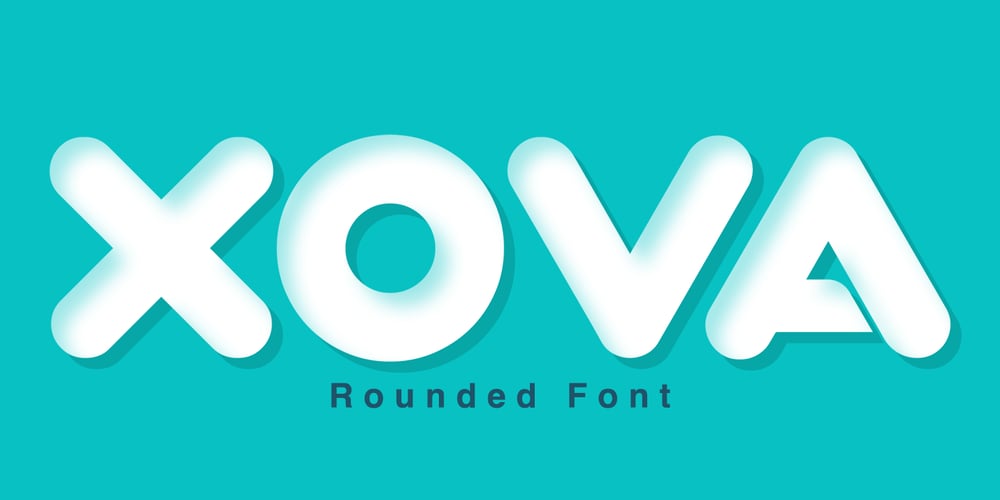 Xova Rounded font