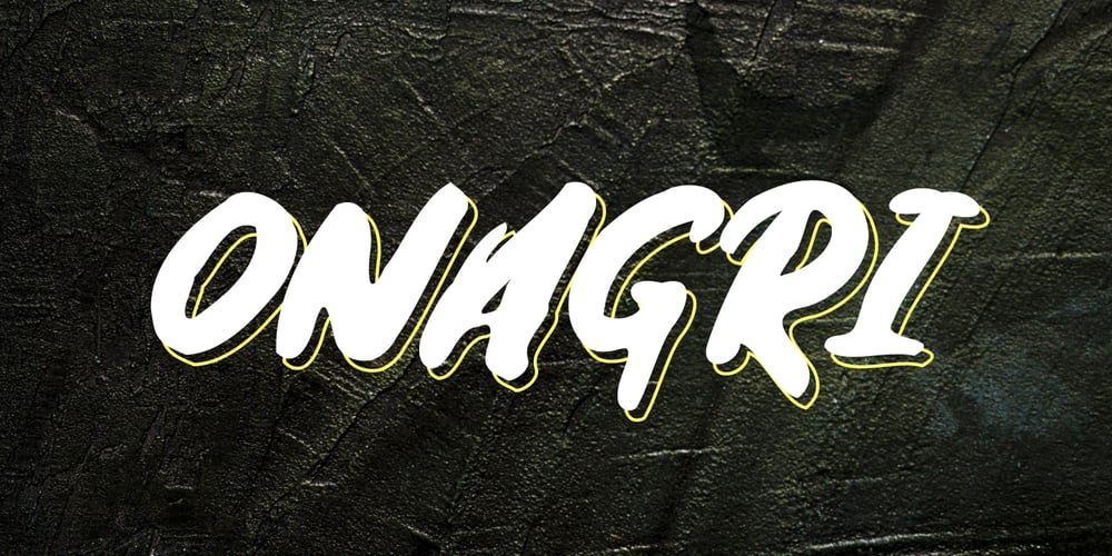 Onagri font