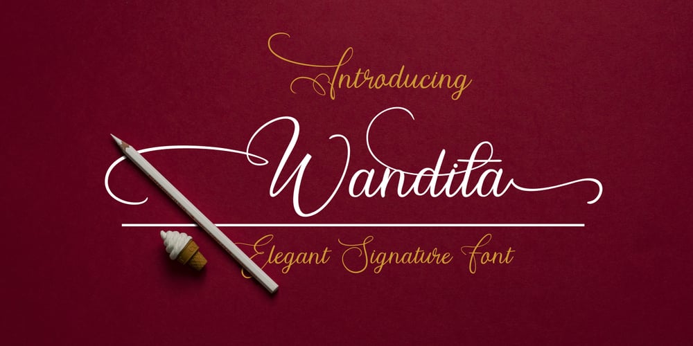 Wandita font