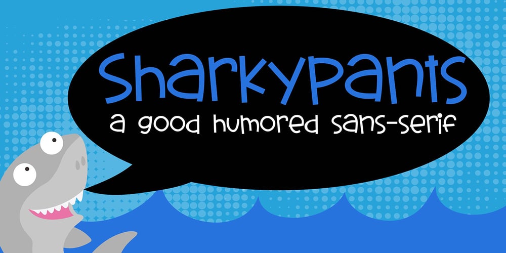PN Sharkypants font