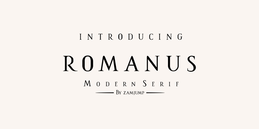 Romanus font