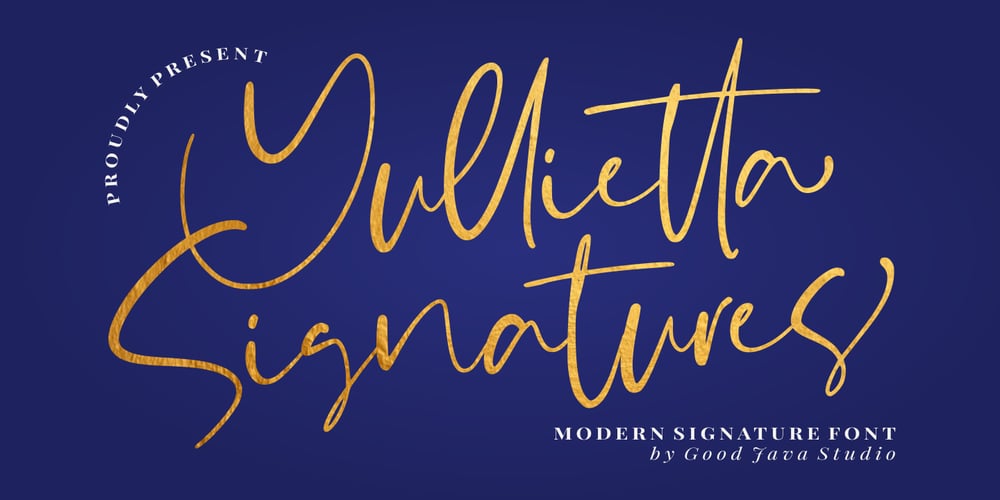 Yullietta font