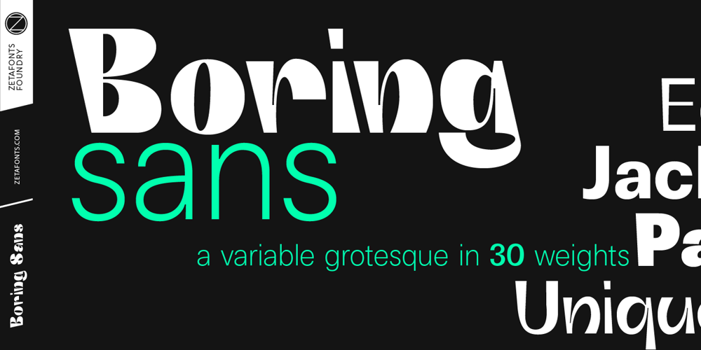 Boring Sans font