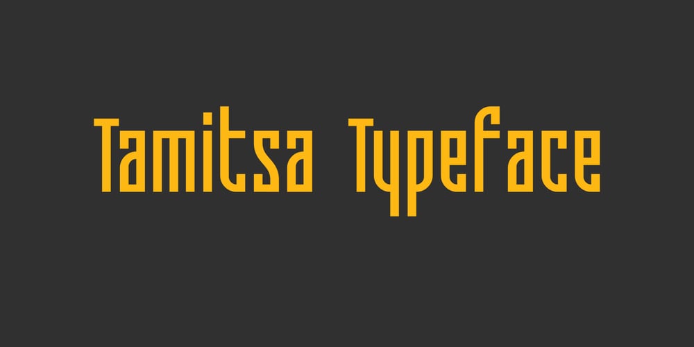 Tamitsa font