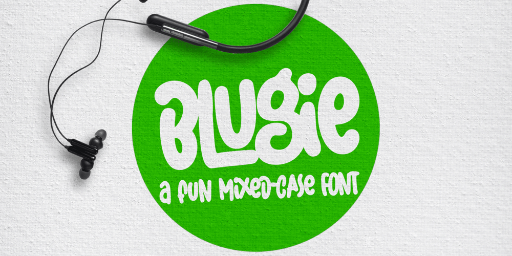 Blugie font