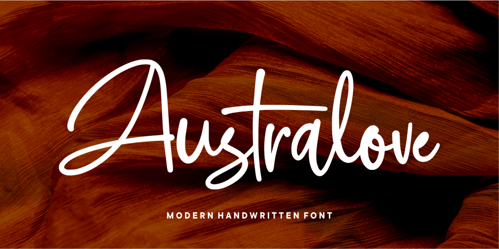 Australove font