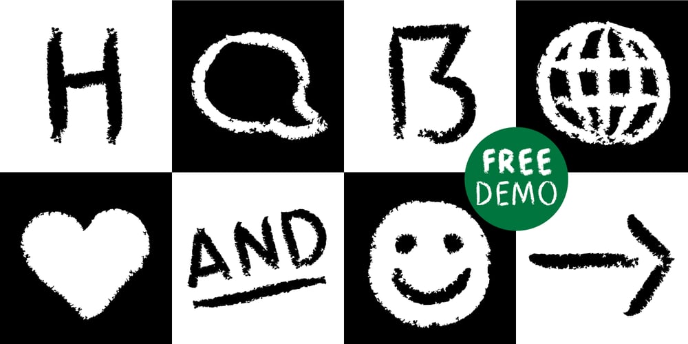 Chalk Hand Marker font