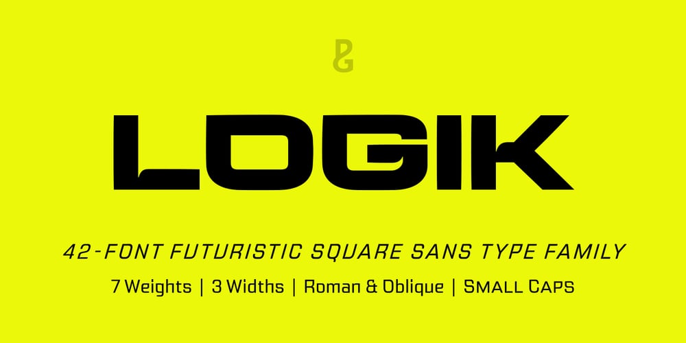 Logik font