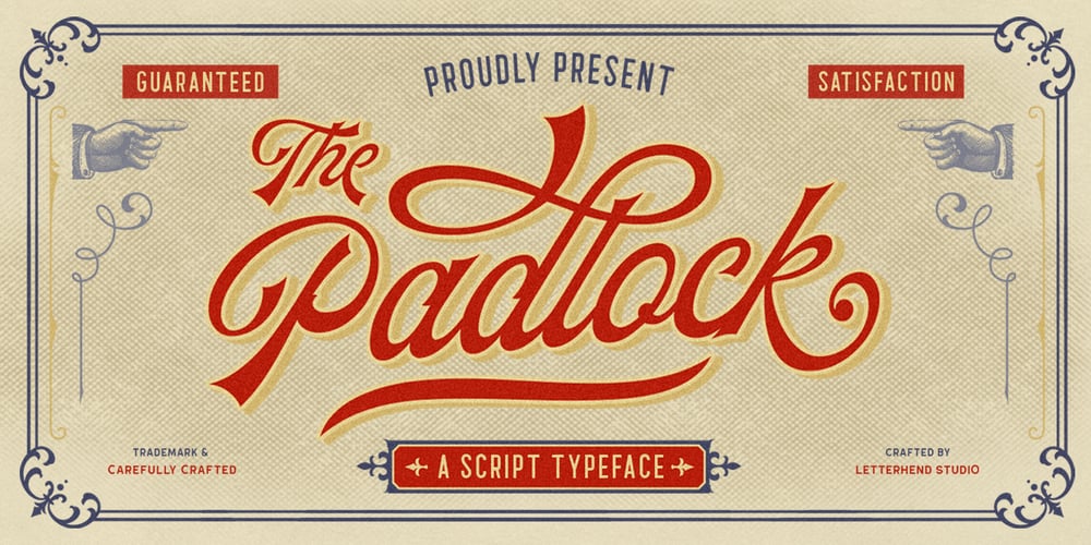 Padlock font