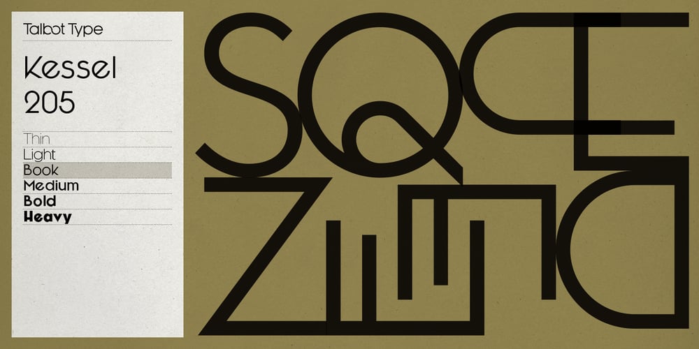 Kessel 205 font