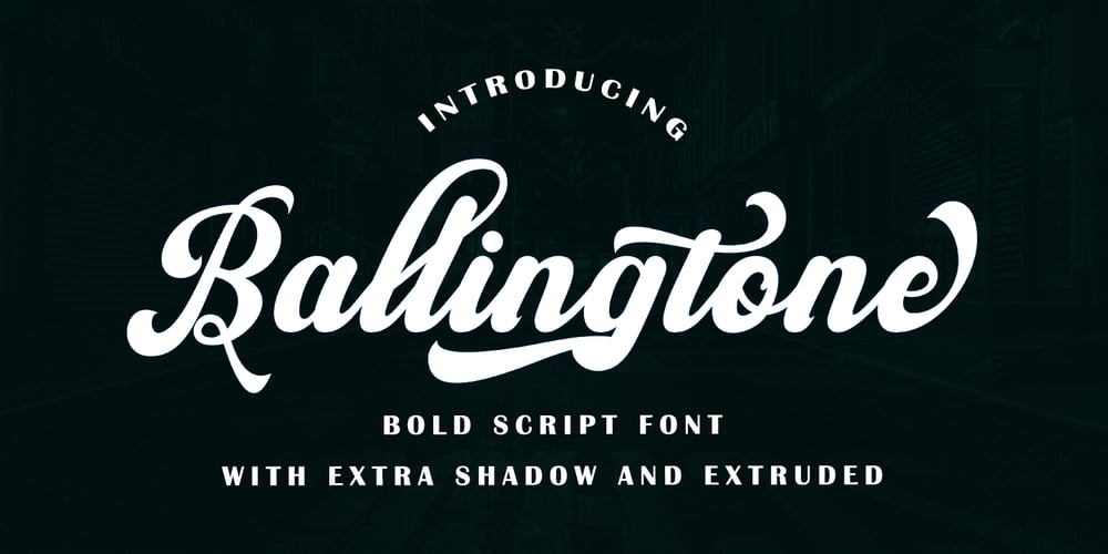 Ballingtone font