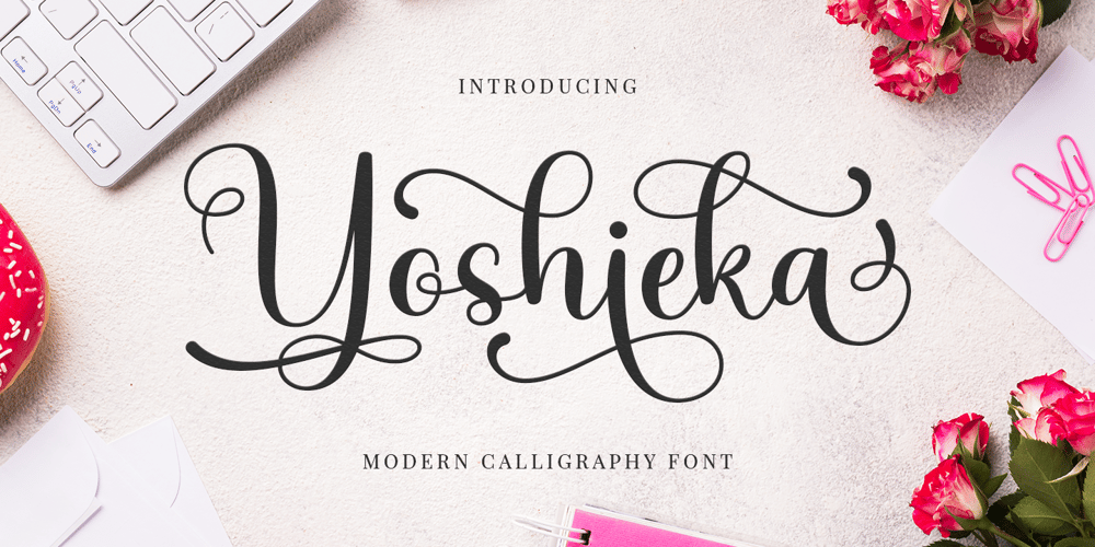 Yoshieka font