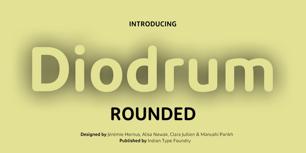 Diodrum Rounded font
