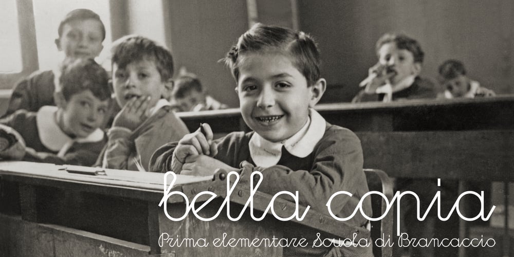 Bella Copia font