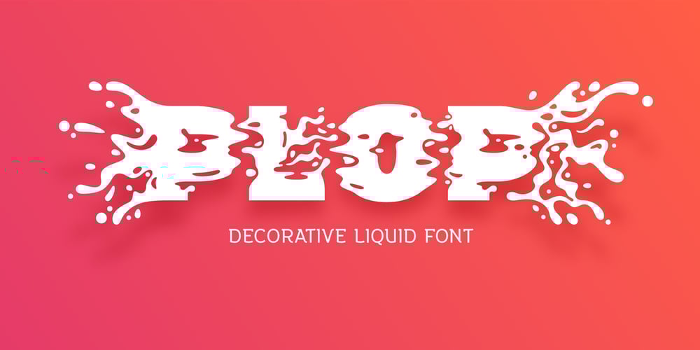 Plop font