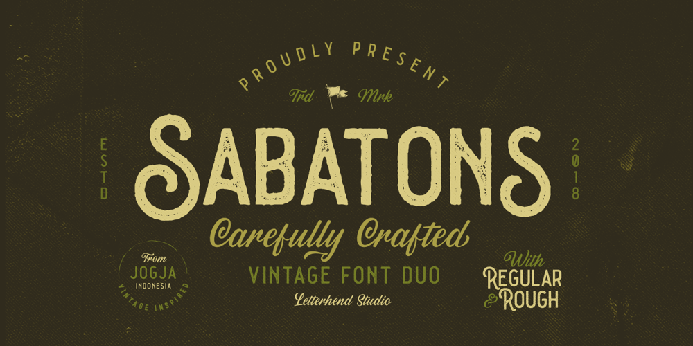 Sabatons font