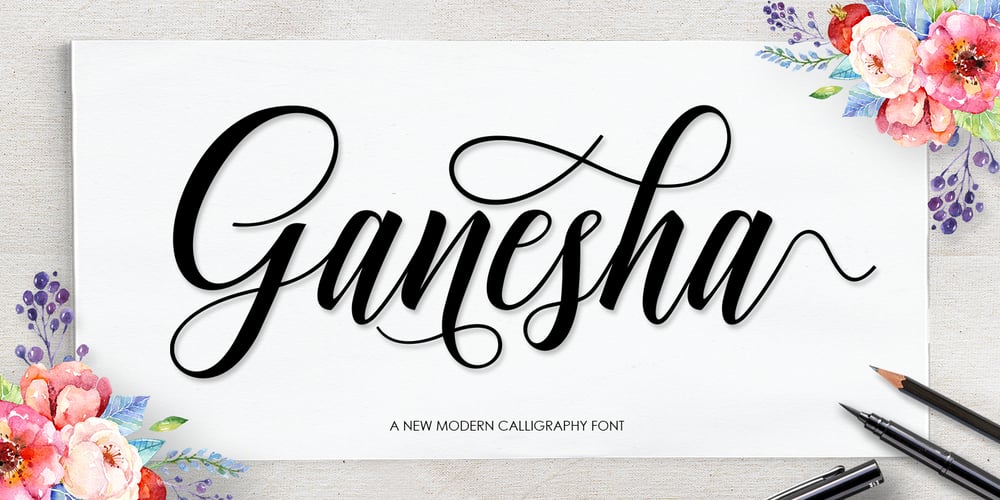 Ganesha Script font