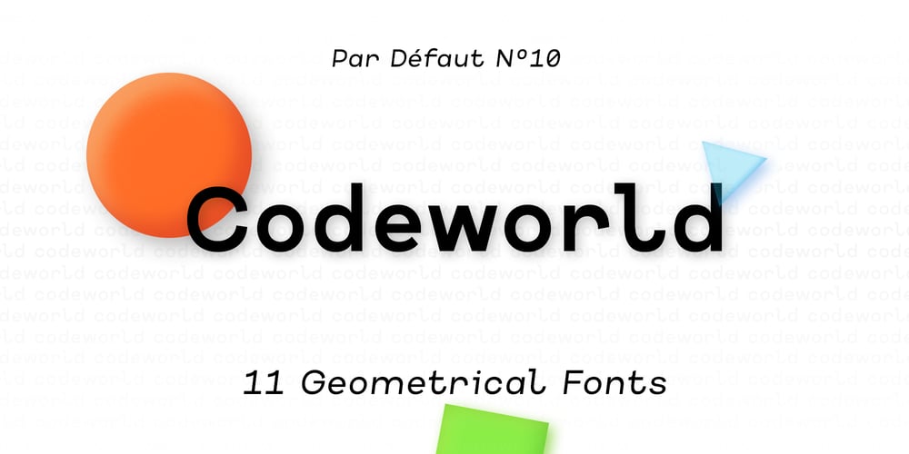 Codeworld font