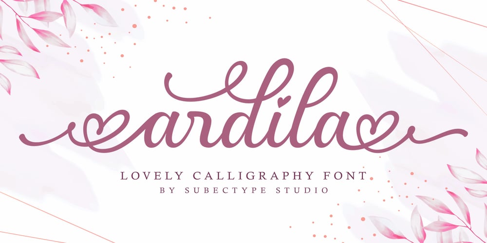 Ardila font