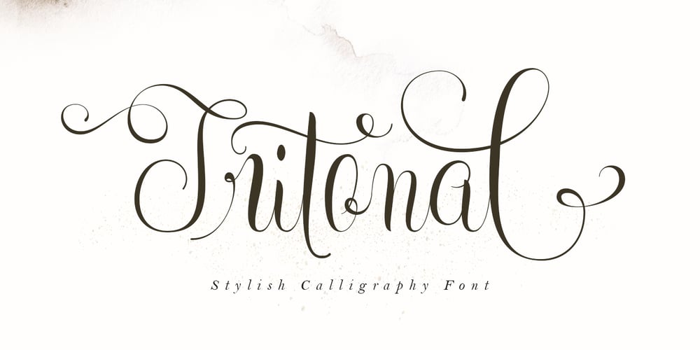 Tritonal font