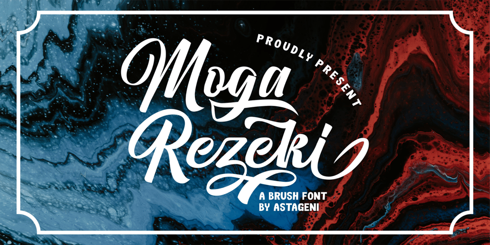 Moga Rezeki font