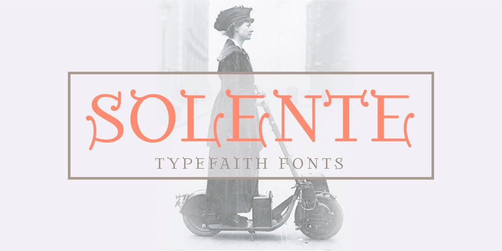 Solente font