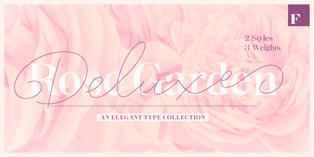 Rose Garden Deluxe font