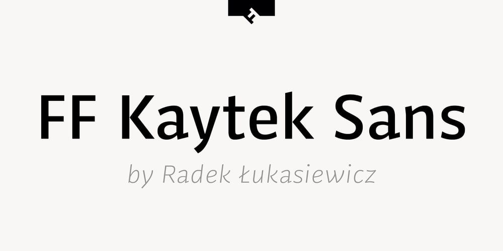 FF Kaytek Sans font