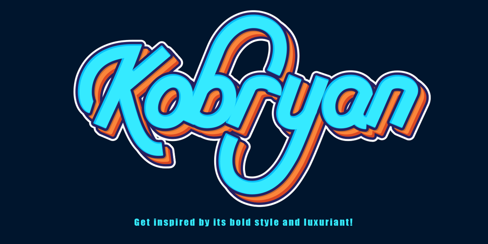 Kobryan font