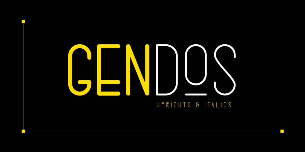 Gendos font