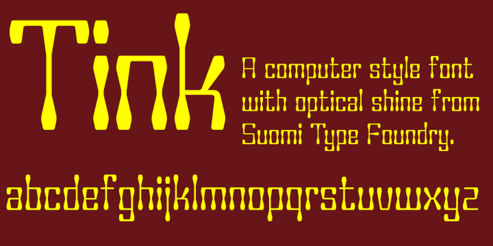 Tink font