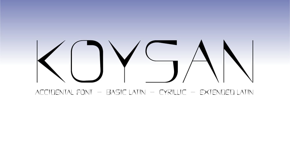 Koysan font