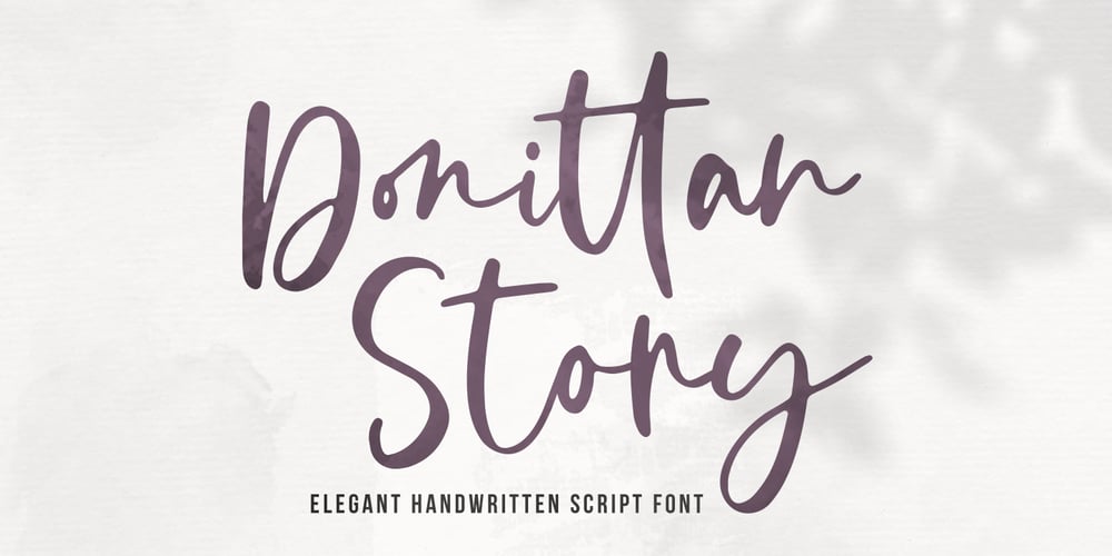Donittan Story font