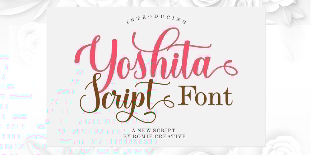 Yosyita Script font