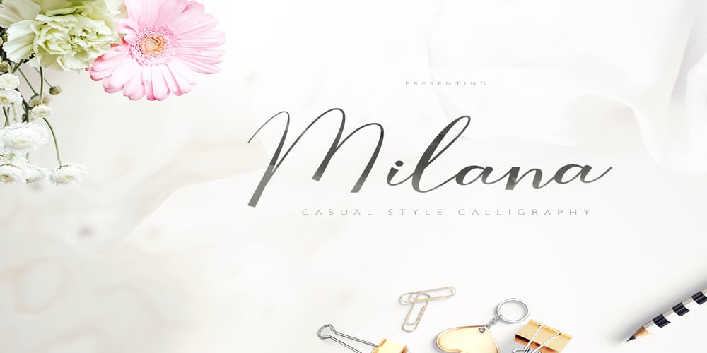 Milana font