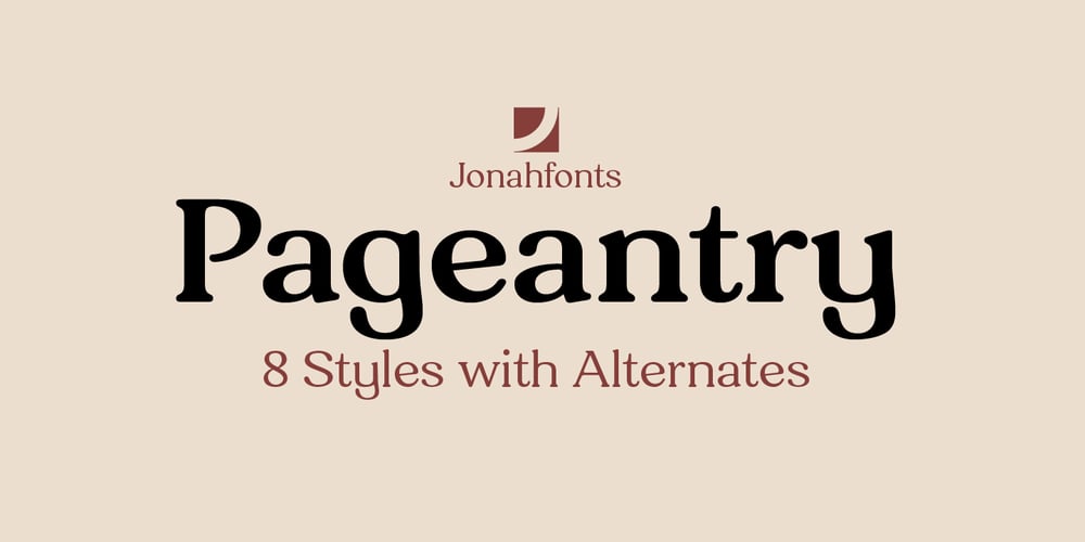 Pageantry font