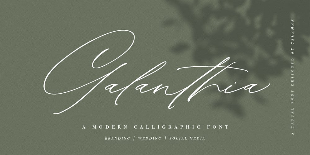 Galanthia font