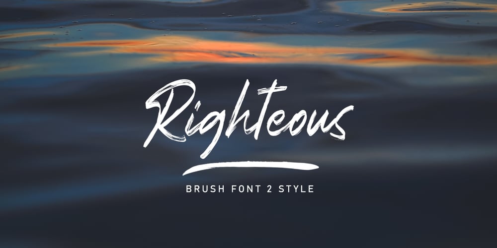 Righteous font