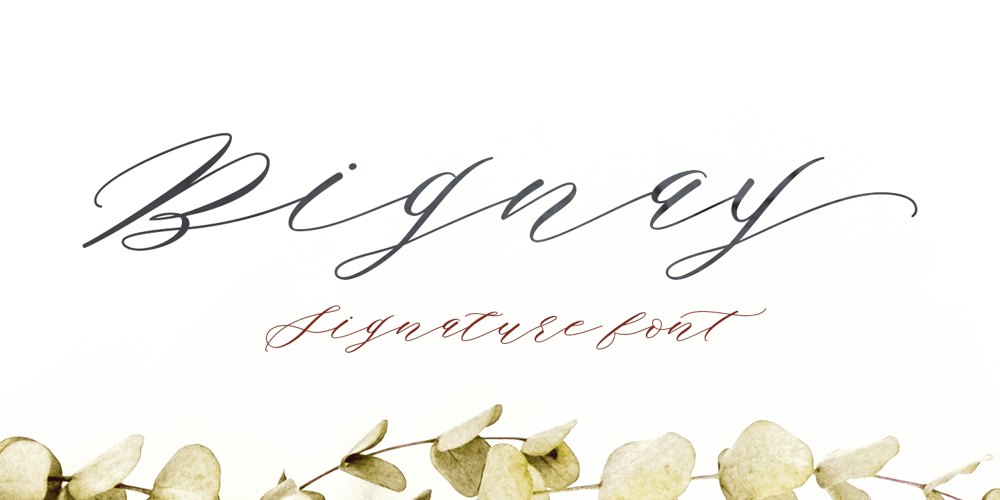 Bignay font