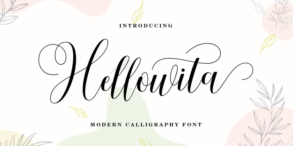 Hellowita Script font