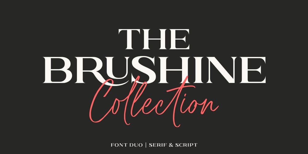 Brushine Collection font